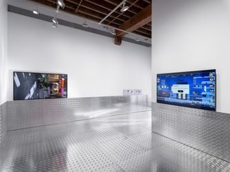 Exhibition view: Cory Arcangel, Errors and Omissions, Lisson Gallery, Shanghai (3 November 2023–31 January 2024). Courtesy the artist and Lisson Gallery.
