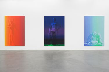 Richard Phillips, 2016-2017, Exhibition view at Almine Rech Gallery, Brussels. Photo: Sven Laurent: Let me shoot for you, courtesy of the Artist and Almine Rech Gallery.
