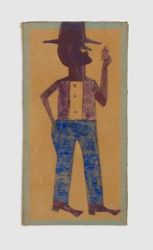 Contemporary art exhibition, Bill Traylor, Works from The William Louis-Dreyfus Foundation, with proceeds benefiting Harlem Children’s Zone at David Zwirner, 20th Street, New York, United States