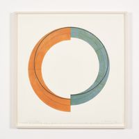 Split Ring Image by Robert Mangold contemporary artwork painting, works on paper, drawing