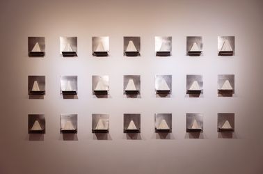 Exhibition view: Wang Xin, In the Flow of Becoming – An Awakening Art Log from a Fictional AI Artist, de Sarthe, Hong Kong (22 January–12 March 2022). Courtesy de Sarthe.