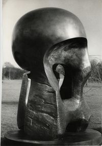 Atom Piece (Working Model for Nuclear Energy) by Henry Moore contemporary artwork photography