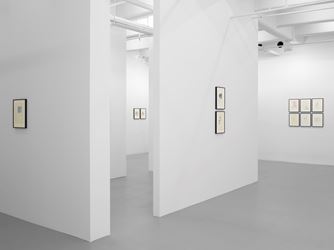 Exhibition view: Dom Sylvester Houédard, Lisson Gallery, 10th Avenue, New York (2 May–16 June 2018). © The Artist. Courtesy Lisson Gallery.