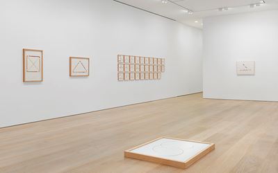 Exhibition view: Gordon Matta-Clark, Energy & Abstraction, David Zwirner, New York (8 September–24 October 2015). Courtesy David Zwirner.