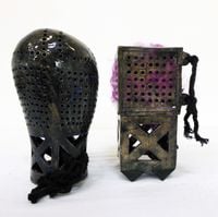Headcase 28 by Julia Morison contemporary artwork sculpture, ceramics