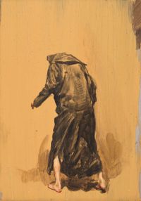 Black Mould (Pogo) by Michaël Borremans contemporary artwork painting, works on paper