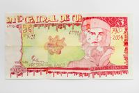 Che Guevara (banknote) by Keren Cytter contemporary artwork works on paper