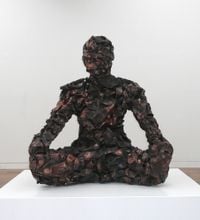 Copper Guardian by Xavier Mascaró contemporary artwork sculpture
