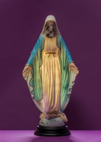Blessed Virgin Mary, 1000 Eyes, Thing by Yangachi contemporary artwork sculpture