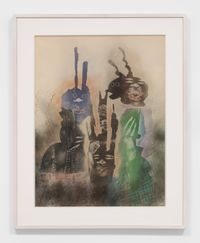 Untitled (Body Print) by David Hammons contemporary artwork painting, works on paper