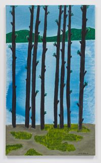 Tall Pines II by March Avery contemporary artwork painting