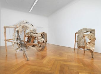 Exhibition view: Lutz Bacher, Homer, Galerie Buchholz, Berlin (2 May–7 June 2014). Courtesy Galerie Buchholz.