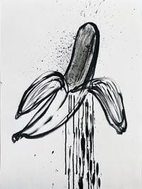 1st Banana by Gregory Siff contemporary artwork painting, works on paper
