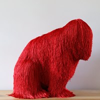 red friend by Troy Emery contemporary artwork sculpture