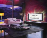 Mockup TV by Li Jiaqi contemporary artwork painting