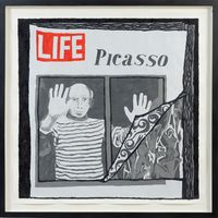 Life Magazine: Picasso. From the 'Magazine' series by Derek Boshier contemporary artwork works on paper
