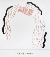 Double Feature: Criss Cross by John Baldessari contemporary artwork mixed media