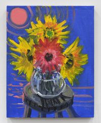 Brown-Eyed Susan’s (For the Moon, Cushing) by Ann Craven contemporary artwork painting