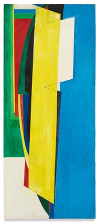 Chimbote Mural Fragment of Part I [Study for Chimbote Mural] by Hans Hofmann contemporary artwork painting