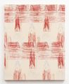 A LOST CHECKERED DYPTIC by Ghada Amer contemporary artwork 1