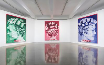 Exhibition view: Barbara Kruger, Sprüth Magers, Los Angeles (19 March–16 July 2022). Courtesy Sprüth Magers. Photo: Robert Wedemeyer.