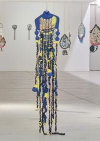 Woven Bodies by Theresa Weber contemporary artwork sculpture, textile
