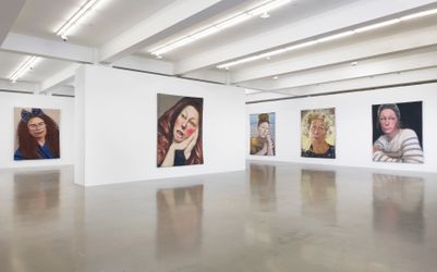 Exhibition view: Cindy Sherman, Tapestries, Sprüth Magers, Los Angeles (16 February–1 May 2021). © Cindy Sherman. Courtesy the artist, Sprüth Magers and Metro Pictures,New York. Photo: Robert Wedemeyer.