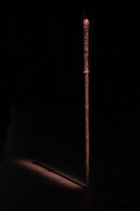 In Search of Mohamed: relics #1 walking stick by Ezz Monem contemporary artwork sculpture
