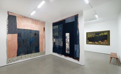 Exhibition view: Penny Cortright, Patterns+Roots, Simchowitz, Los Angeles (9–30 April 2022). Courtesy Simchowitz.
