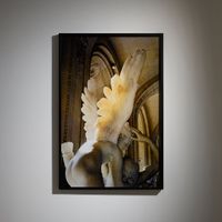 Cupid with His Wings on Fire, Le Louvre by Nan Goldin contemporary artwork photography, print