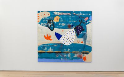 Exhibition view: Ouattara Watts, Paintings, KARMA, Courtesy KARMA, 188 & 172 E 2nd Street, New York (23 April–4 June 2022). Courtesy KARMA.