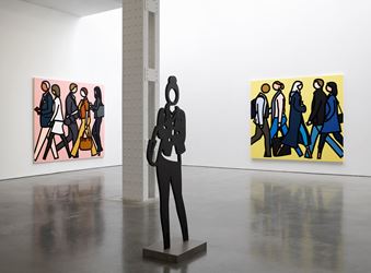 Exhibition view: Julian Opie, Lisson Gallery, West 24th Street, New York (1 March– 20 April 2019). Courtesy Lisson Gallery.