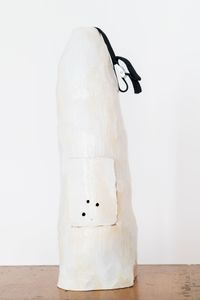 Beschossene by Frank Mädler contemporary artwork textile, ceramics