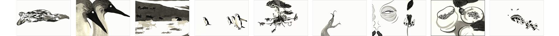 Origin of Species_Ink Book 3 by Liu Yi contemporary artwork 1