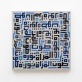 A Woman's Voice (in Blue) — A Woman's Voice is Revolution by Ghada Amer contemporary artwork 1