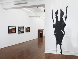 Exhibition view: Senga Nengudi, Sprüth Magers, New York (16 May–28 July 2023). Courtesy Sprüth Magers.