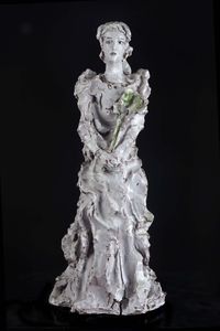 La Novia (The Bride) by Lucio Fontana contemporary artwork painting, ceramics