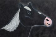 A black horse by Andrew Sim contemporary artwork 5