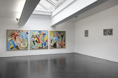 Exhibition View: Matthew Stone, The Dance Paintings, Jarilager Gallery, Cologne (9 June–28 July 2024). Courtesy Jarilager, Cologne/London/Seoul