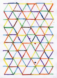 Colour Triangle 06 by David Batchelor contemporary artwork works on paper
