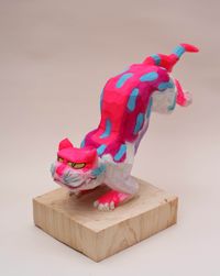 Tiger by Hideki Iinuma contemporary artwork sculpture