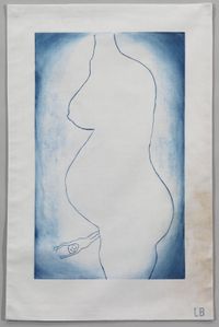 The Birth by Louise Bourgeois contemporary artwork print, textile