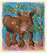 Enkidu and the Cedars by David Surman contemporary artwork painting