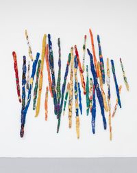 Pigment Sticks by Sheila Hicks contemporary artwork mixed media