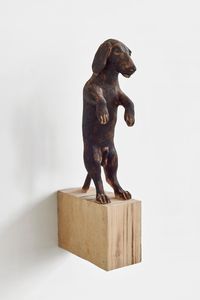 Ponti (dog, standing) by Paloma Varga Weisz contemporary artwork sculpture