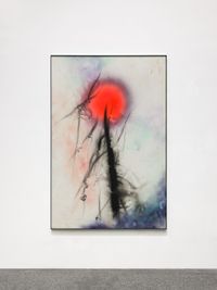 Red Stained Paintings PRT2303 by Li Jingxiong contemporary artwork painting, works on paper, sculpture