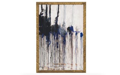 Cy Twombly, Untitled (Winter Picture) (2004). Acrylic on plywood panel, in artist’s frame. 251 × 177 × 7 cm. © Cy Twombly Foundation. Courtesy Gagosian.
