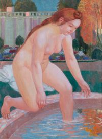 La Grande baigneuse ou Suzanne au bain by Maurice Denis contemporary artwork painting, works on paper