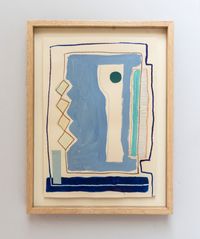 Rue Meslay - No.21 by Laurence Leenaert contemporary artwork painting, works on paper