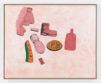 Painter's Forms by Philip Guston contemporary artwork painting